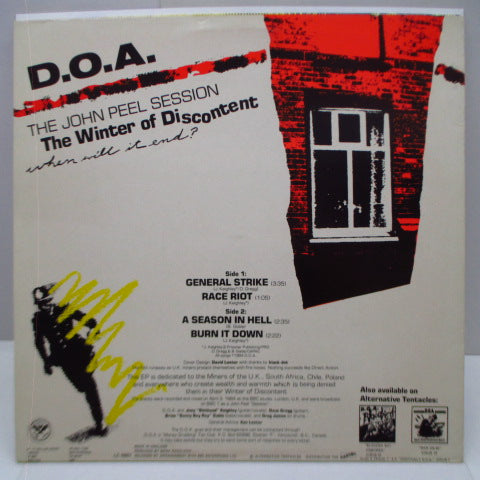 D.O.A. - Don't Turn Yer Back On Desperate Timrs (UK Orig.12")