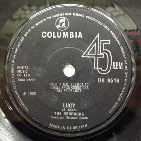 BEDROCKS - Ob-La-Di, Ob-La-Da / Lucy (UK Orig.Flat Centre 7")