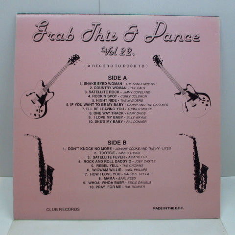 V.A. (50's & 60's R&B/ロカビリー人気コンピ)  - Grab This & Dance Vol.22 (UK Orig.LP)