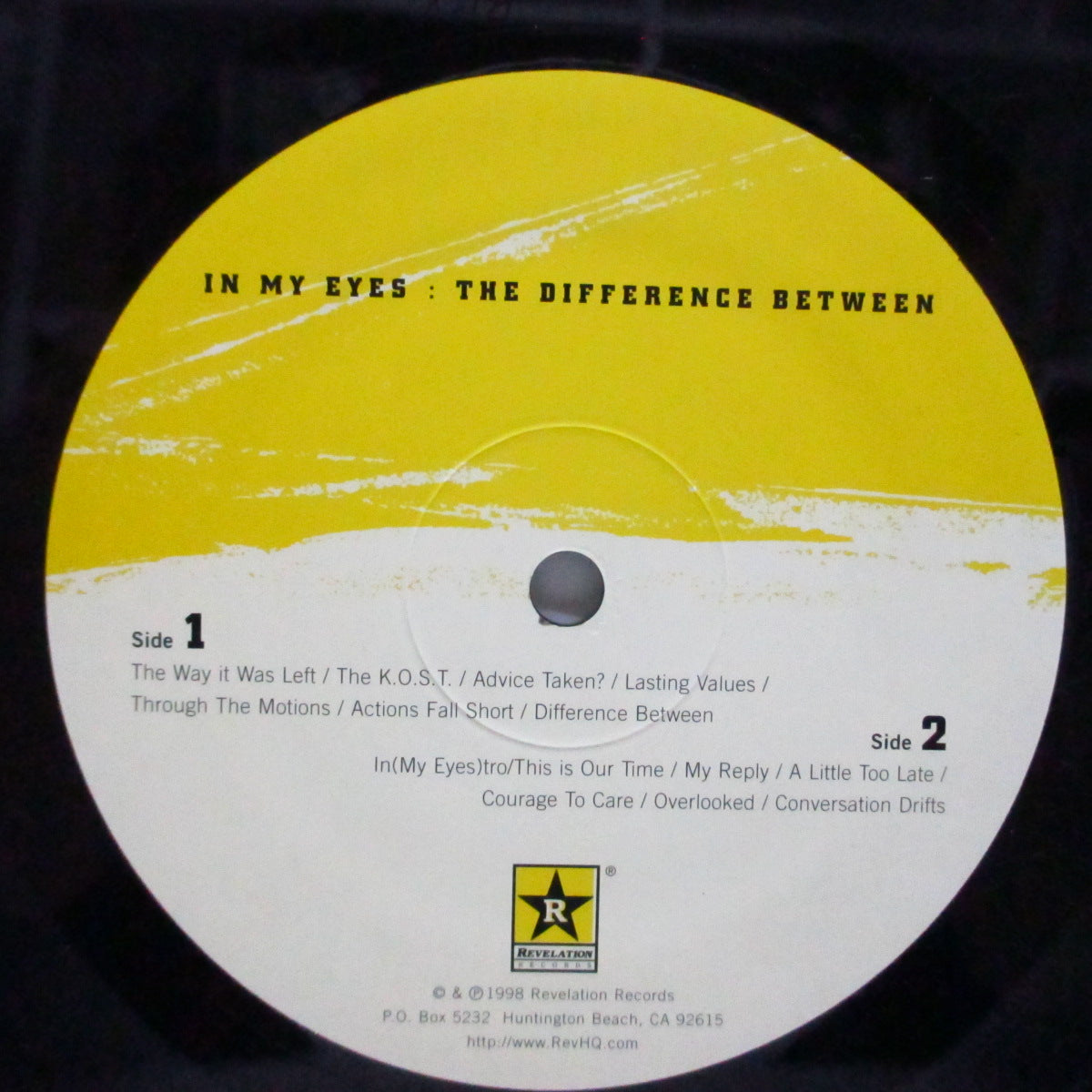 IN MY EYES (イン・マイ・アイズ)  - The Difference Between (US Orig.LP+Insert)