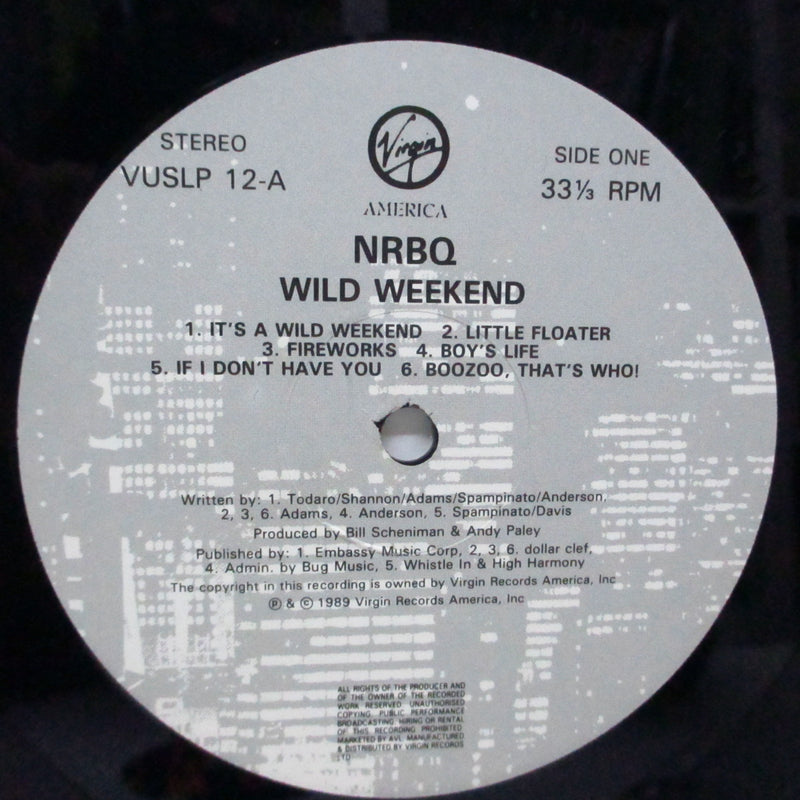 NRBQ (エヌ・アール・ビー・キュー )  - Wild Weekend (EU オリジナル LP/バーコード有ジャケ)