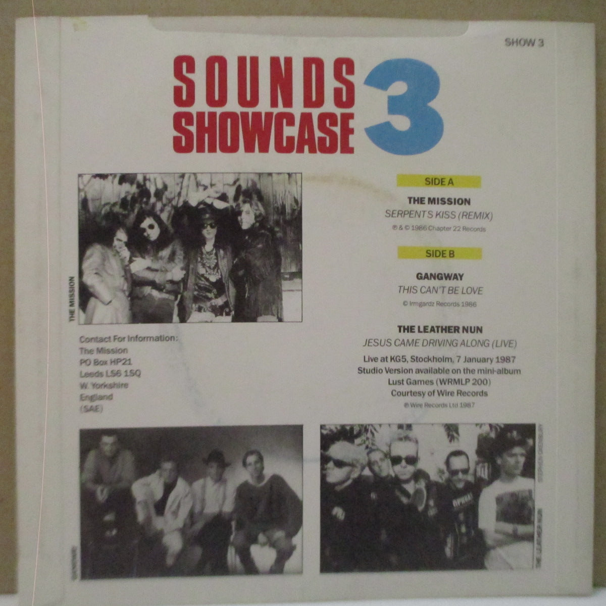 V.A. - Sounds Showcase 3 (UK Orig.7")