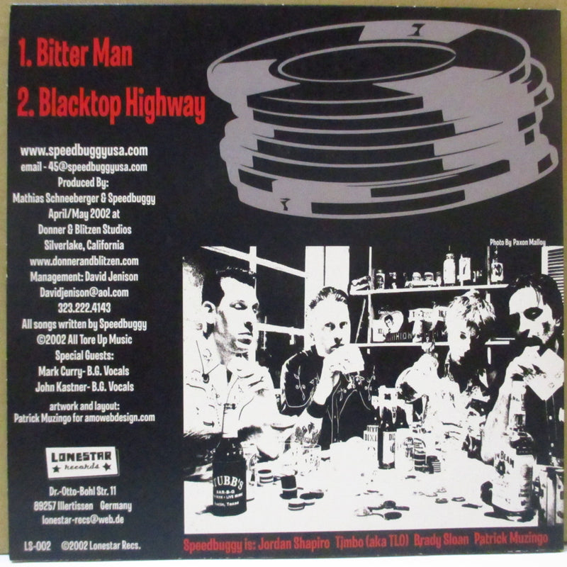 SPEEDBUGGY (スピードバギー)  - Bitter Man (German オリジナル 7")