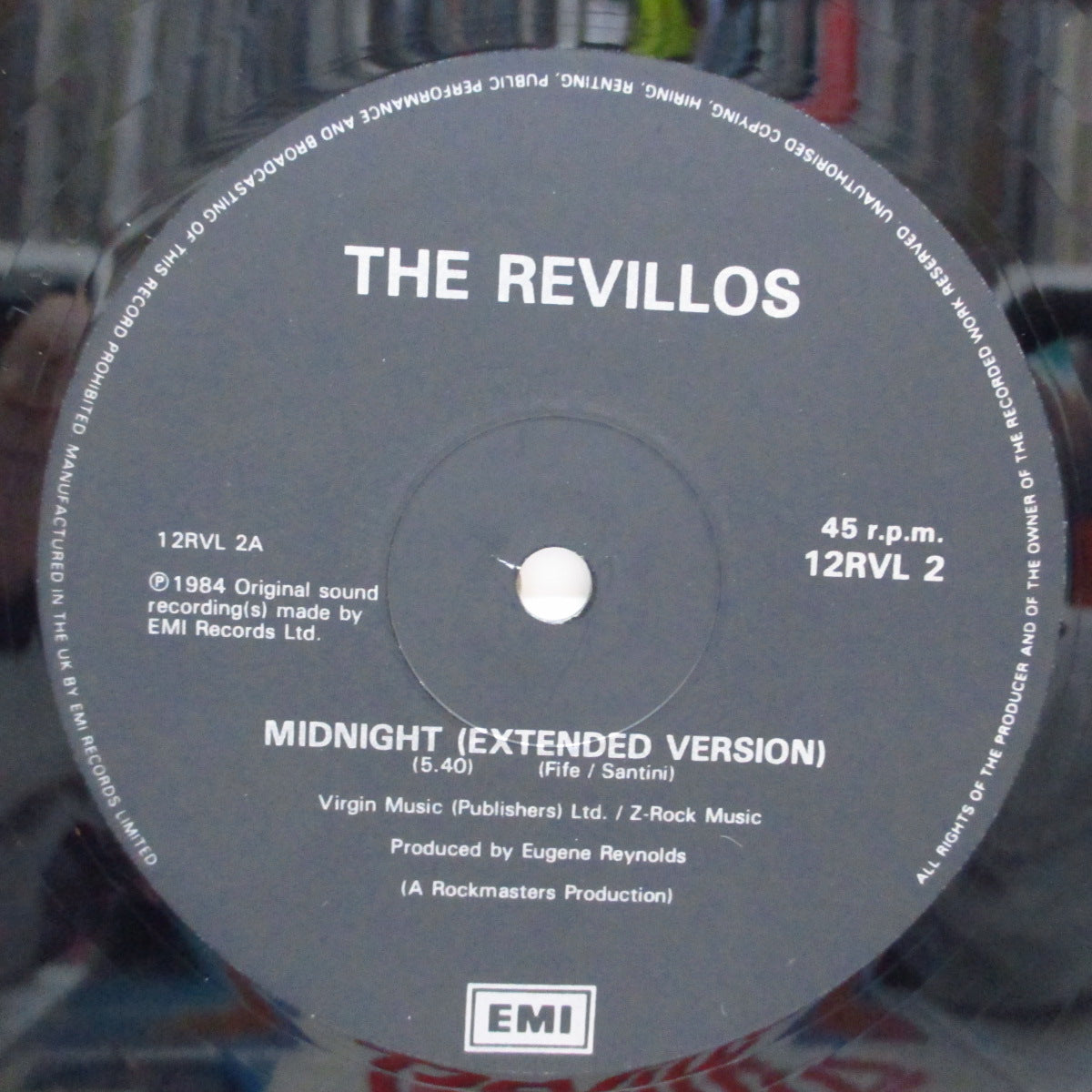 REVILLOS, THE (ザ・レヴィロス)  - Midnight +2 (UK オリジナル 12")