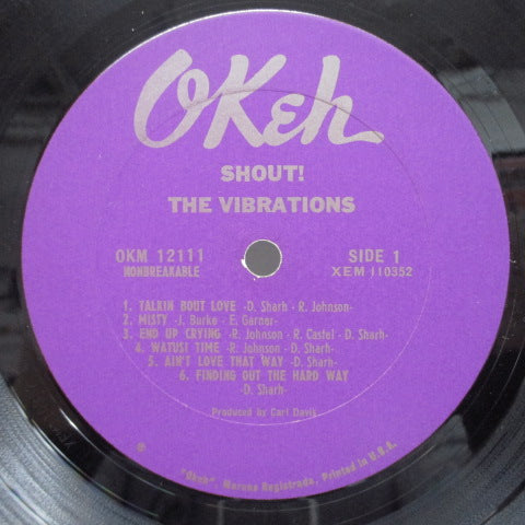 VIBRATIONS - Shout ! (US:Orig.MONO)