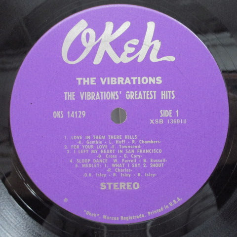 VIBRATIONS - The Vibrations' Greatest Hits (US:Orig.STEREO)