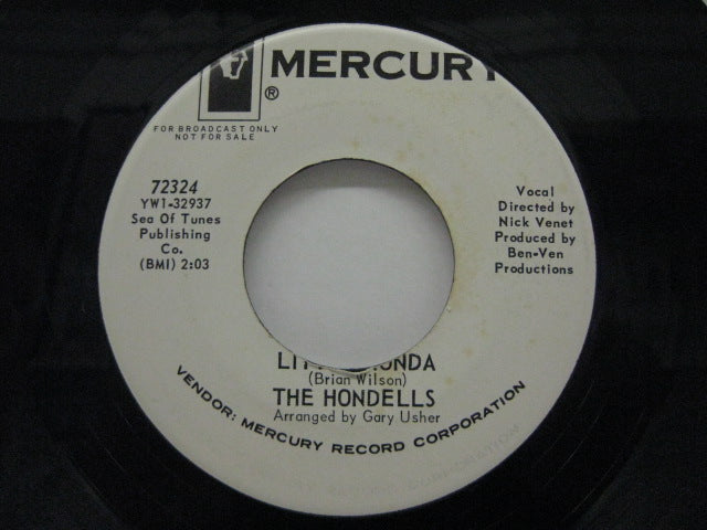 HONDELLS - Little Honda / Hot Rod High(PROMO)