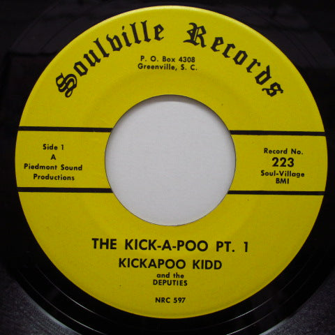 KICKAPOO KIDD & THE DEPUTIES - The Kick-A-Poo (Pt.1 & 2) (Orig)