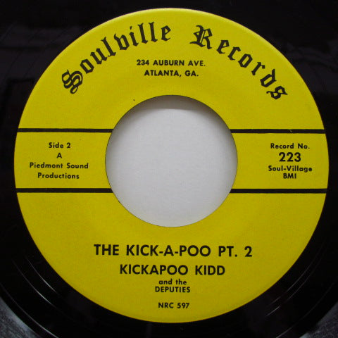 KICKAPOO KIDD & THE DEPUTIES - The Kick-A-Poo (Pt.1 & 2) (Orig)