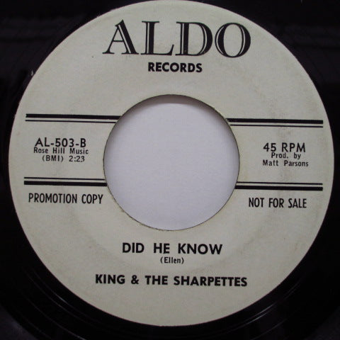 KING & THE SHARPETTES - How Do I Stand Today (Promo)