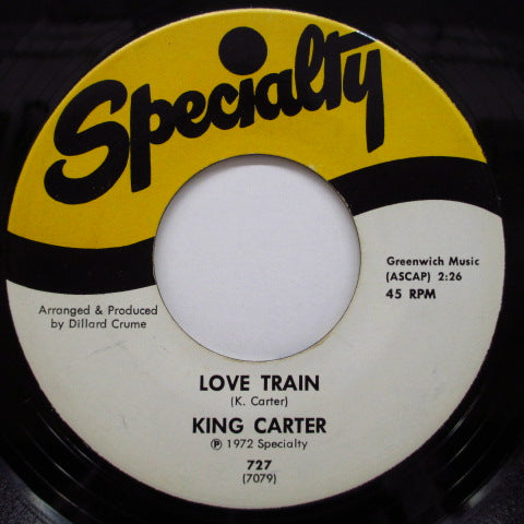 KING CARTER - A Little Taste Of Love / Love Train