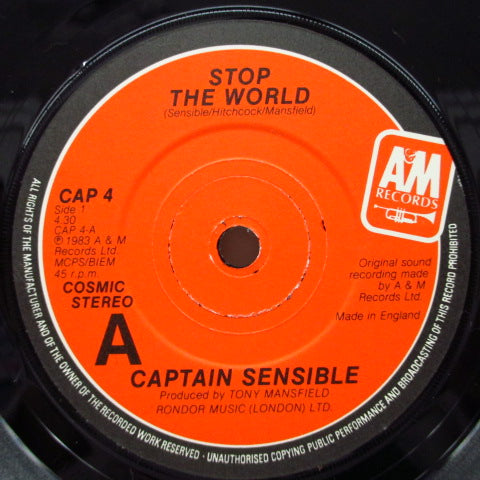 CAPTAIN SENSIBLE - Stop The World (UK Orig.7")