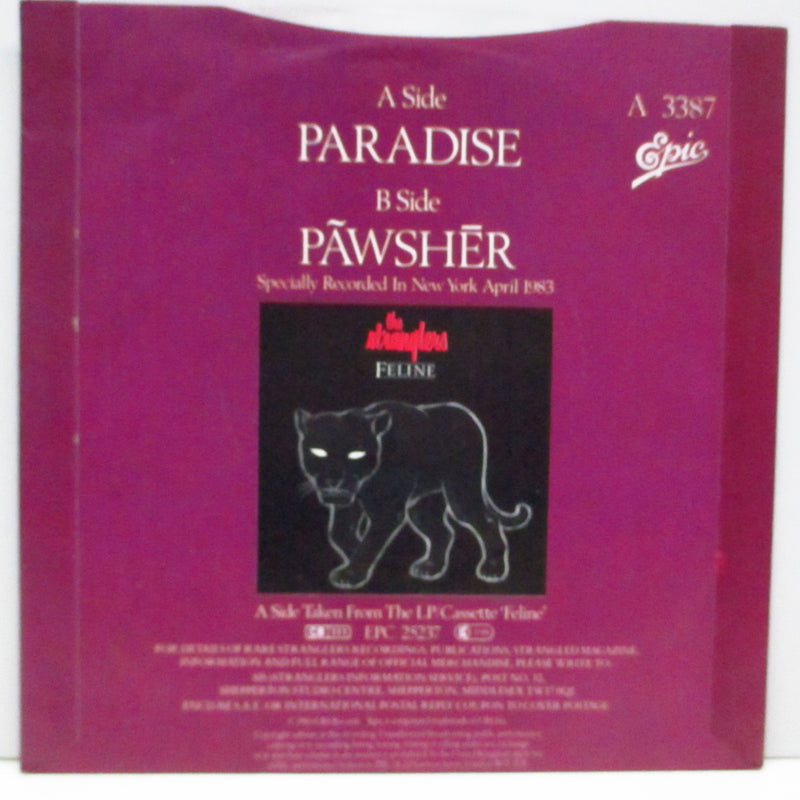 STRANGLERS, THE (ストラングラーズ )  - Paradise / Pawsher (UK Orig.7")