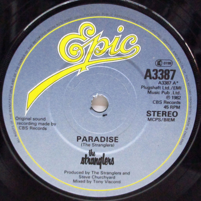 STRANGLERS, THE (ストラングラーズ )  - Paradise / Pawsher (UK Orig.7")