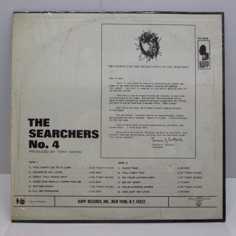SEARCHERS (サーチャーズ)  - No.4 (US:Orig.STEREO)