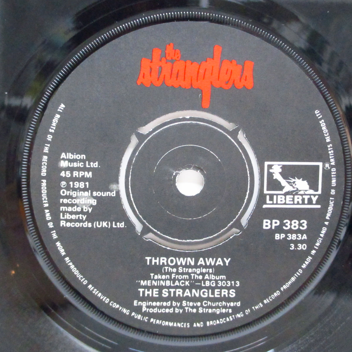 STRANGLERS, THE (ストラングラーズ )  - Thrown Away (UK Orig.7")