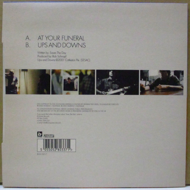 SAVES THE DAY (セイヴス・ザ・デイ)  - At Your Funeral (UK Orig.7")