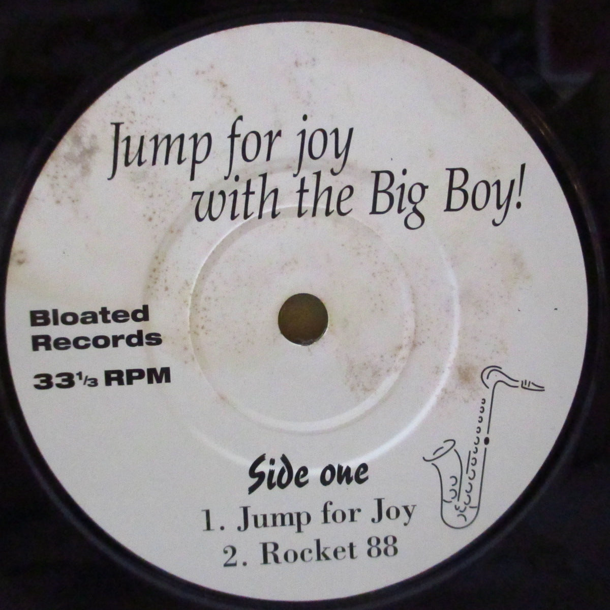 BIG BOY BLOATER AND HIS SOUTHSIDE STOMPERS (ビッグ・ボーイ・ブローター・アンド・ヒズ・サウスサイド・ストンパーズ)  - Jump For Joy With The Big Boy! (UK オリジナル 7")