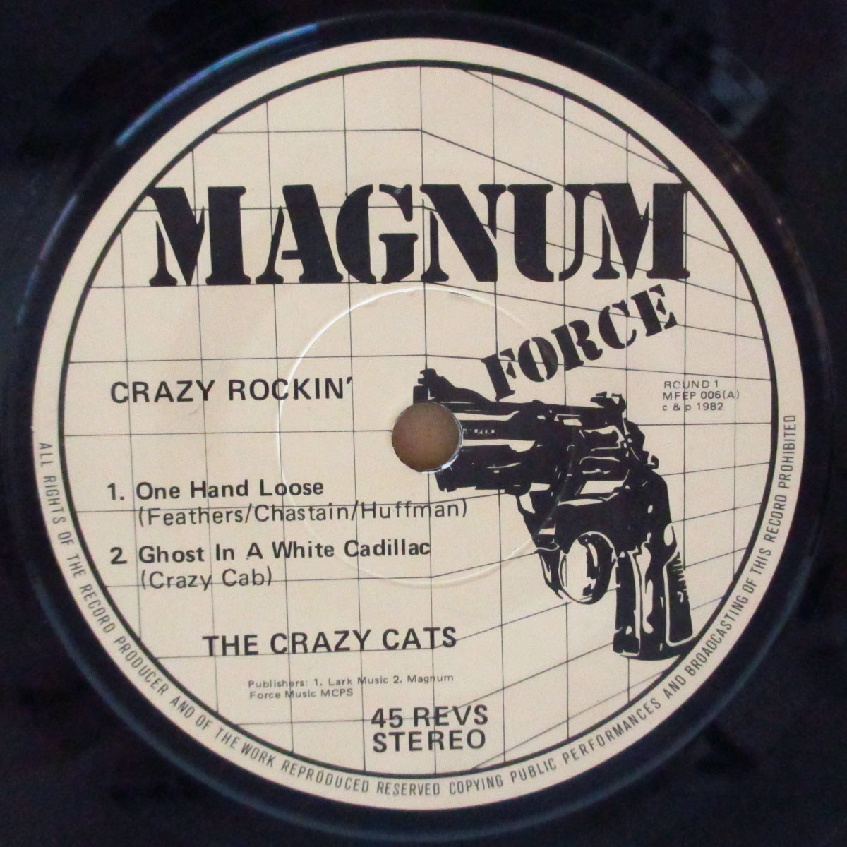 CRAZY CATS (Switzerland) (クレイジー・キャッツ)  - Crazy Rockin' (UK オリジナル・クリームラベ 7")