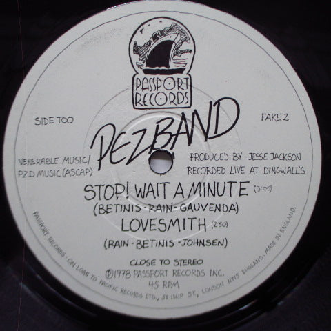 PEZBAND - Two Old Two Soon Live At Dingwalls! (UK Promo 12")