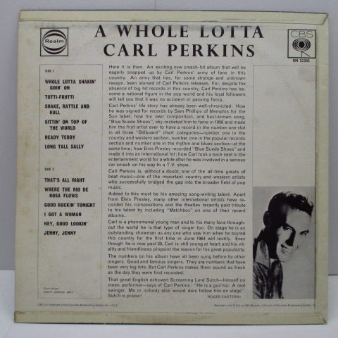 CARL PERKINS (カール・パーキンス)  - A Whole Lotta (UK '66 Re Mono LP/CS)