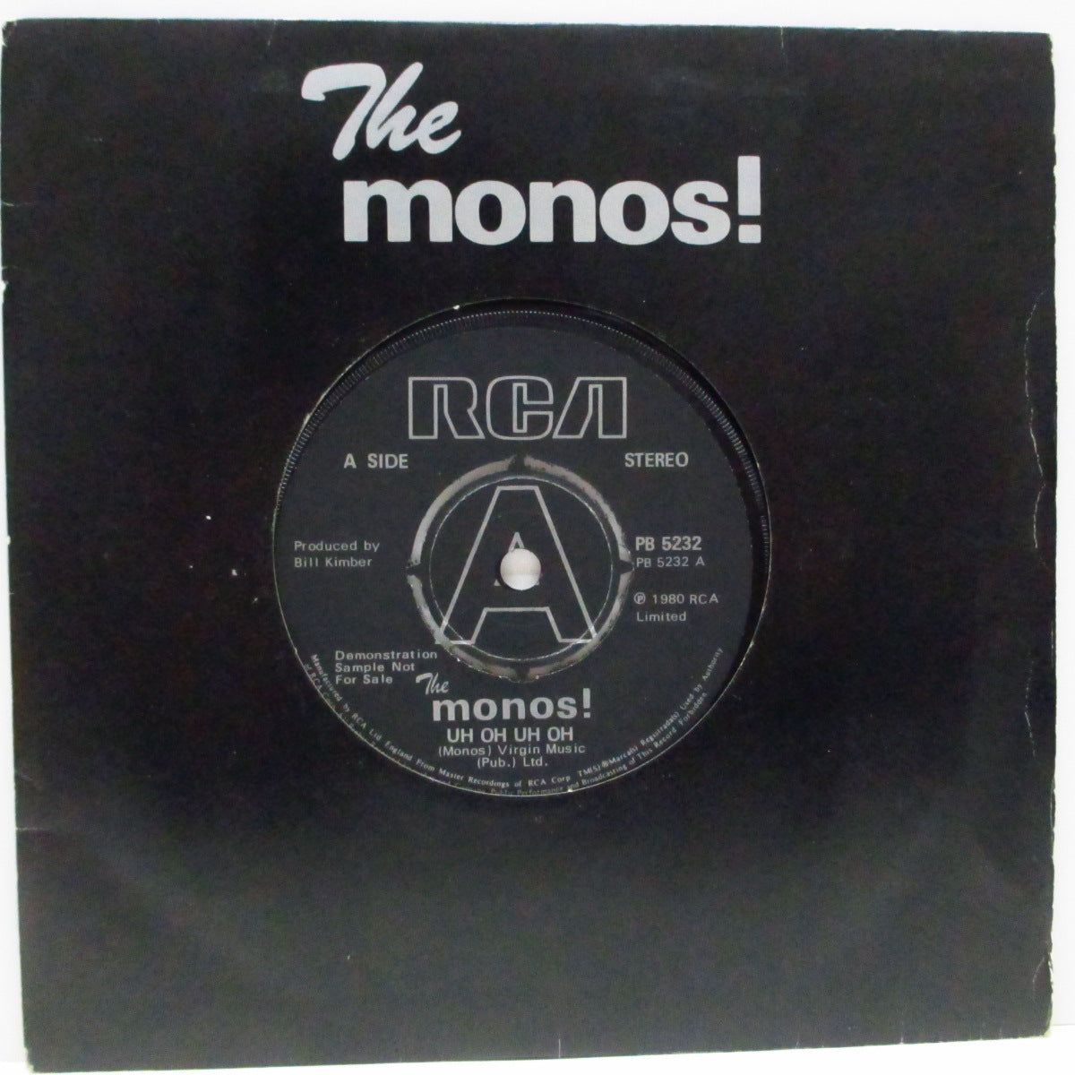 MONOS!, THE - Uh Oh Uh Oh (UK Promo 7")