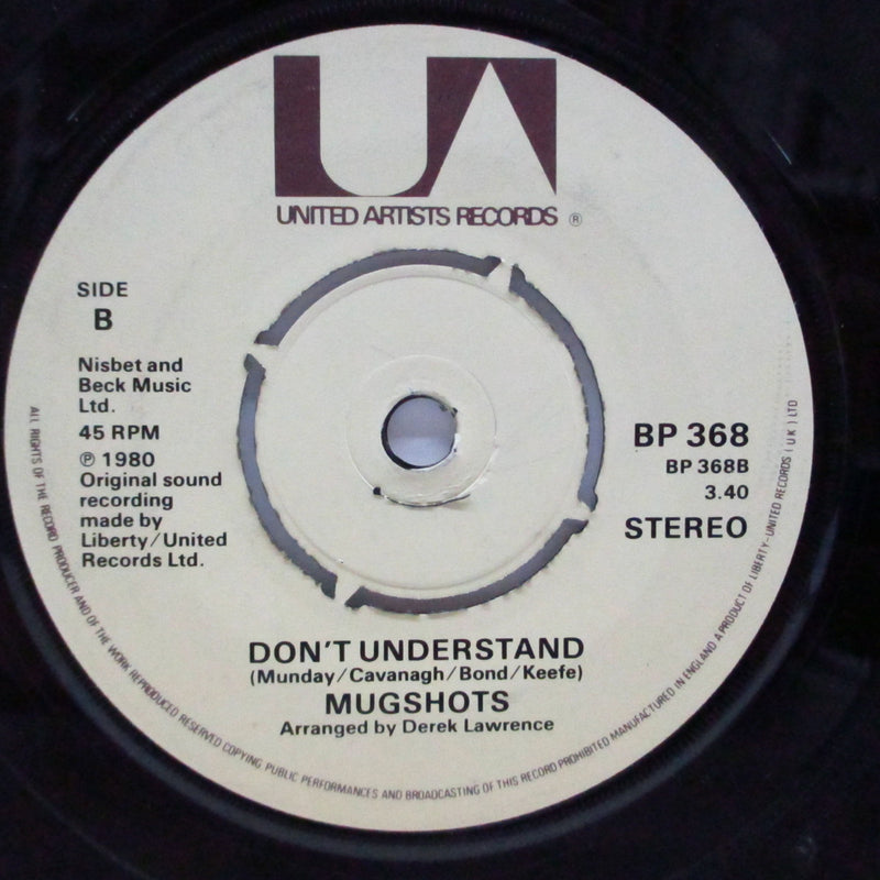 MUGSHOTS - Shy / Don't Understand (UK Orig.7")