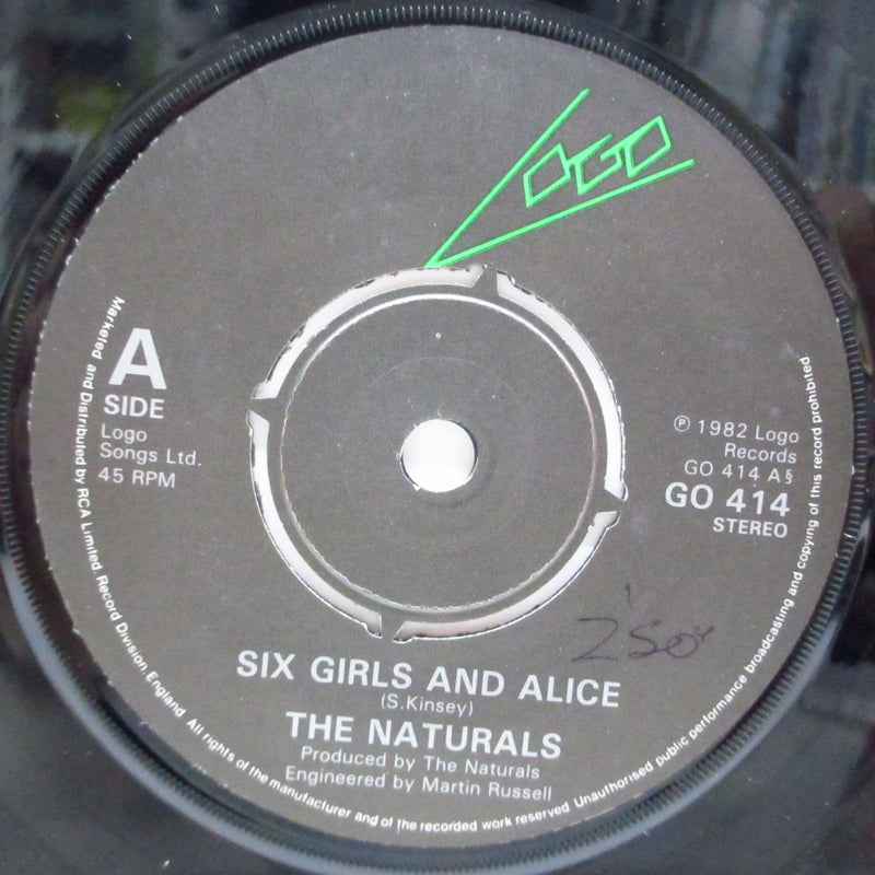 NATURALS, THE - Six Girls And Alice (UK Re 7"/Stickered PS)