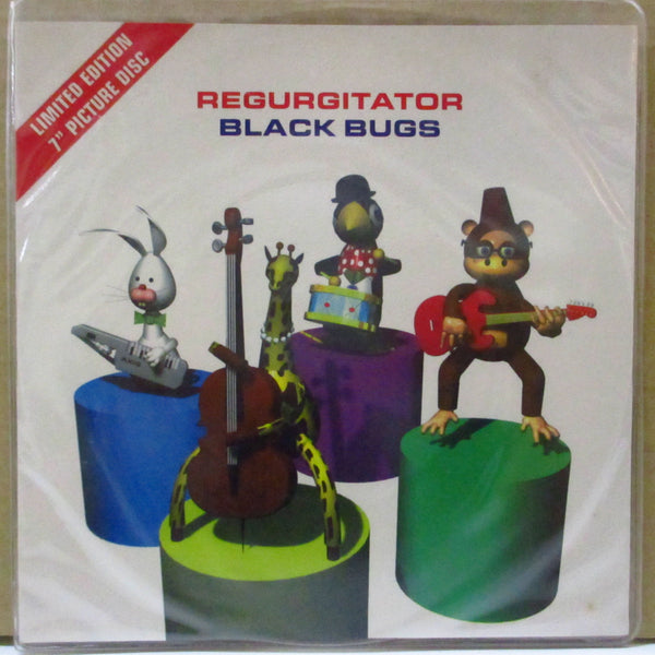 REGURGITATOR (リガージテイター)  - Black Bugs +2 (UK Limited Picture 7"+Insert)
