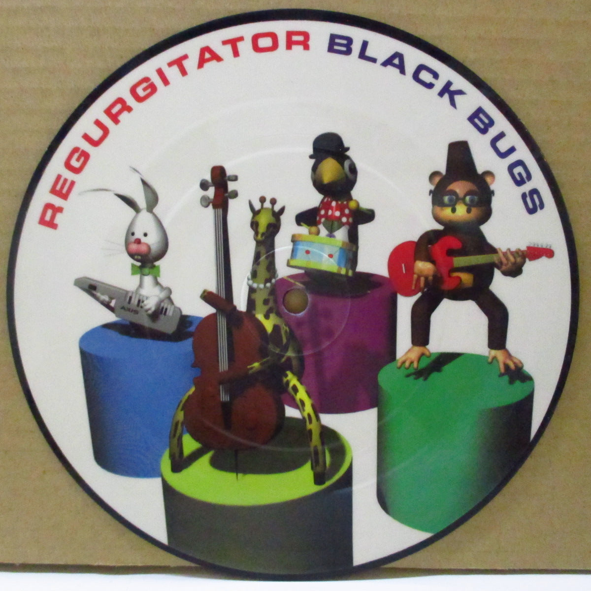 REGURGITATOR (リガージテイター)  - Black Bugs +2 (UK Limited Picture 7"+Insert)