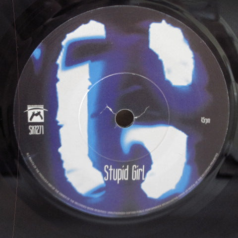 GARBAGE (ガービッジ)  - Stupid Girl (UK 限定 7"+Numbered Blue Cloth CVR)