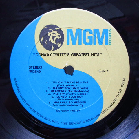 CONWAY TWITTY - Greatest Hits (US '68 Re Stereo LP)