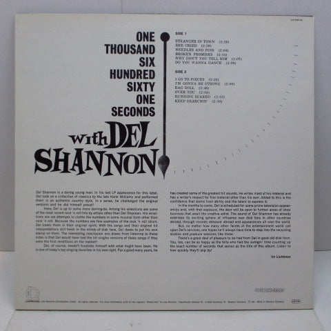 DEL SHANNON - 1,661 Seconds With (Germany Reissue Stereo)