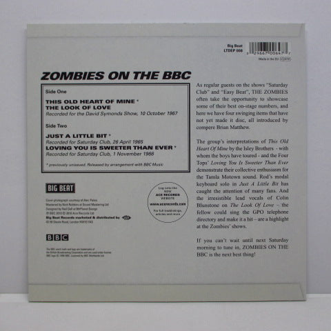 ZOMBIES (ゾンビーズ) - Zombies On The BBC (EU Orig.4-Track 7"EP)