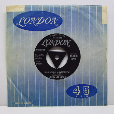 JERRY LEE LEWIS - High School Confidential (UK Orig.7"/Triangle Center)
