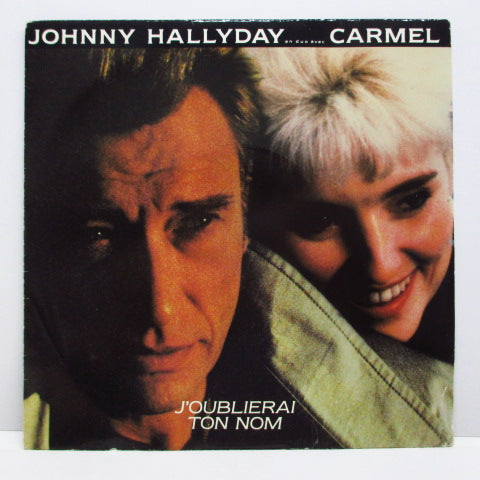 JOHNNY HALLIDAY (duo with CARMEL) - Encore (France Orig.7"+PS)