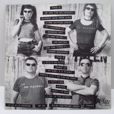 NO-TALENTS, THE - S.T. (France Ltd.Red Vinyl LP)