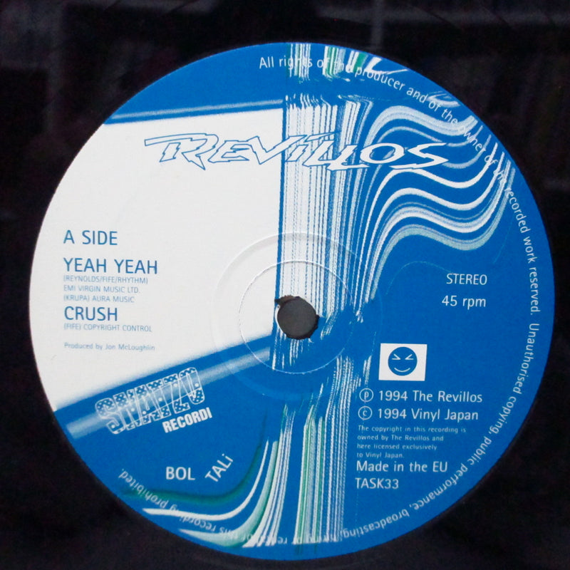 REVILLOS, THE (ザ・レヴィロス)  - Yeah Yeah +3 (UK Orig.12")