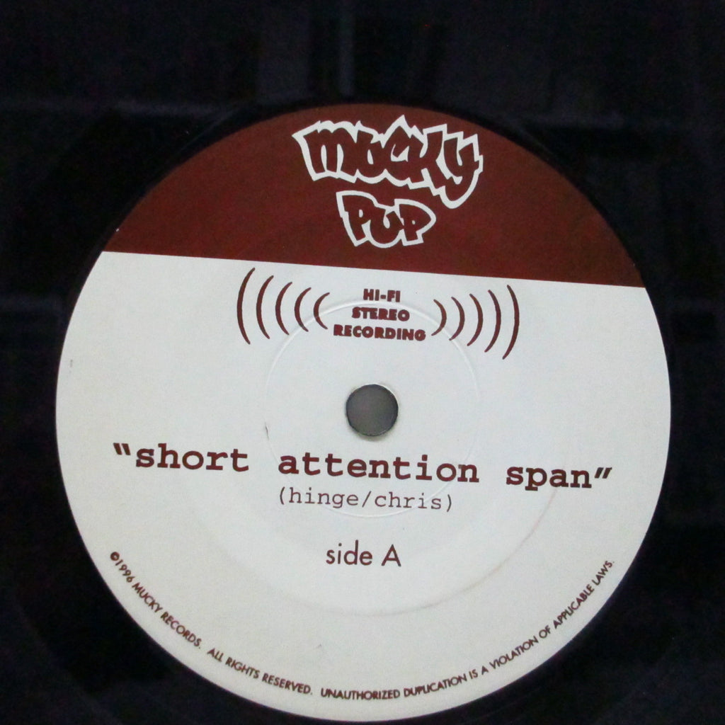 MUCKY PUP (マッキー・パップ) - Short Attention Span (US オリジナル 7