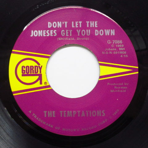 TEMPTATIONS (テンプテーションズ)  - Don't Let The Joneses Get You Down (Orig)