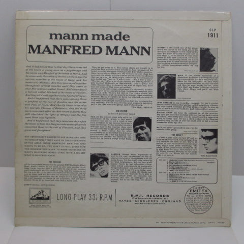 MANFRED MANN (マンフレッド・マン)- Mann Made (UK オリジナル「Mono」LP/コーティング3面折り返しジャケ)