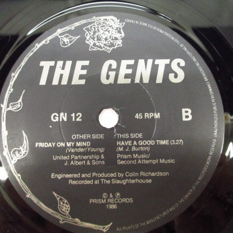 GENTS, THE - Friday On My Mind (UK Orig.7")