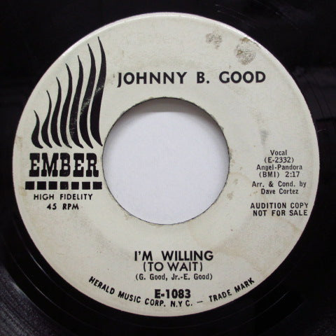 JOHNNY B.GOOD - I'm Willing (To Wait) (Promo)