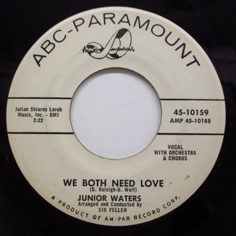 JUNIOR WATERS - We Both Need Love (Promo)