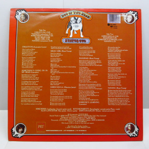 STATUS QUO - Dog Of Two Head (UK PRT Reissue/Barcode GS)