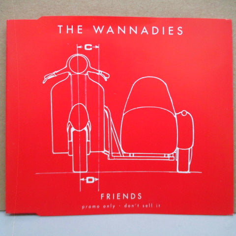 WANNADIES, THE - Friends (UK Promo.CD)