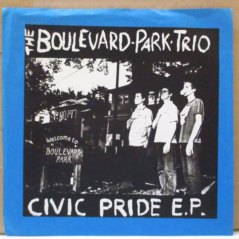BOULVARD PARK TRIO, THE - Civic Pride E.P. (US Orig.7"+Blue PS)