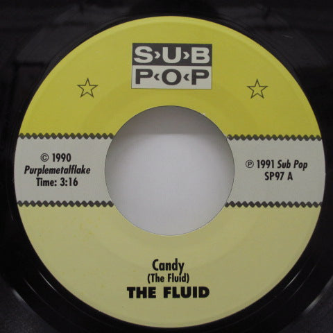 NIRVANA / FLUID, THE (ニルヴァーナ/ザ・フルード) - Molly's Lips / Candy (US 7,500枚限定 ブラック・ビニール 7")