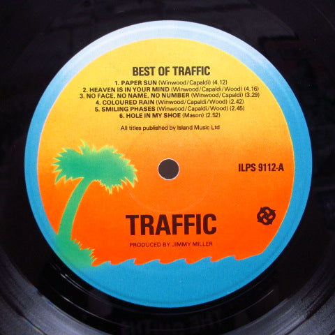 TRAFFIC (トラフィック) - Best Of Traffic (UK 70's Re LP/Blue Rim)