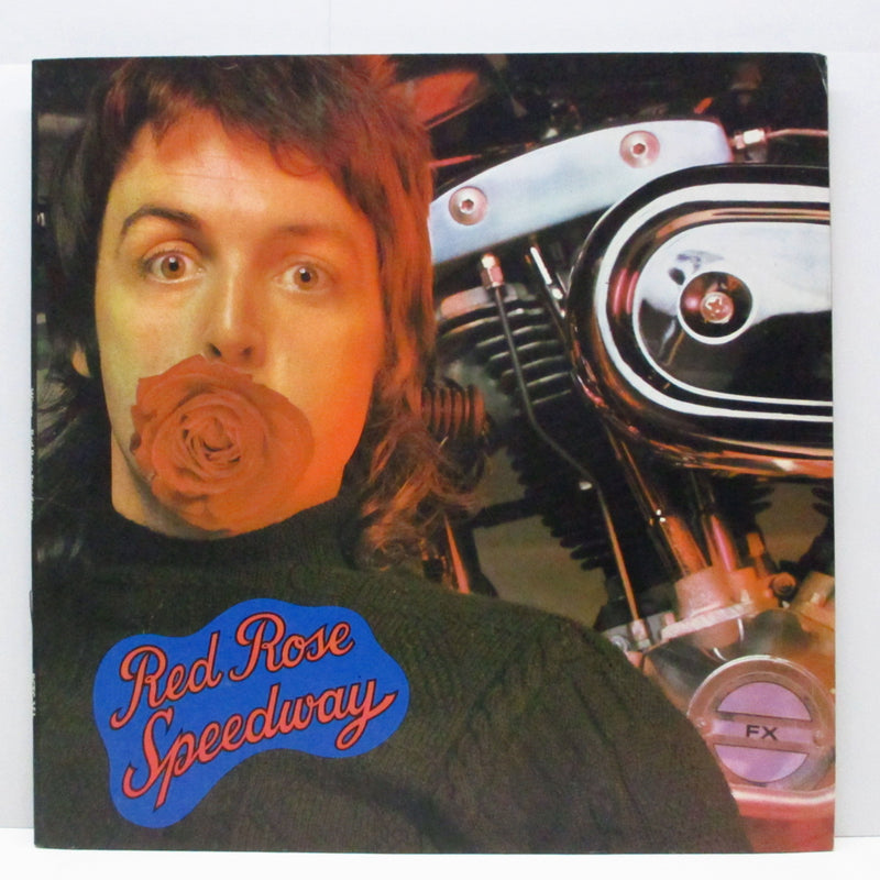 PAUL McCARTNEY & WINGS (ポール・マッカートニー & ウィングス)  - Red Rose Speedway (UK オリジナル「Wingsロゴ無ラベ」 LP+ブックレット/点字エンボス加工マット見開ジャケ)